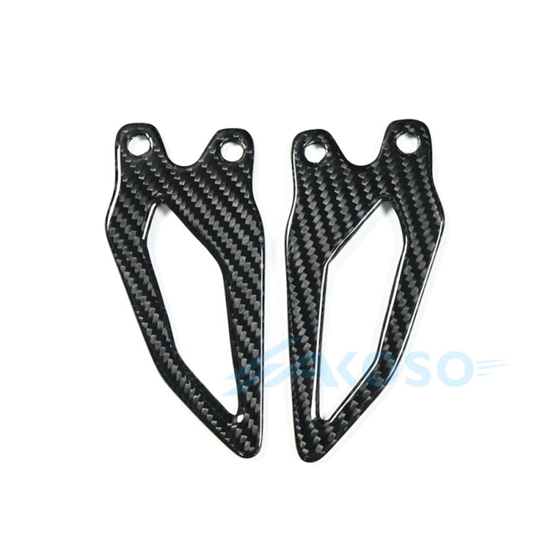 AKOSO 2025+ Yamaha R9 Dry Carbon Fiber Heel Guards