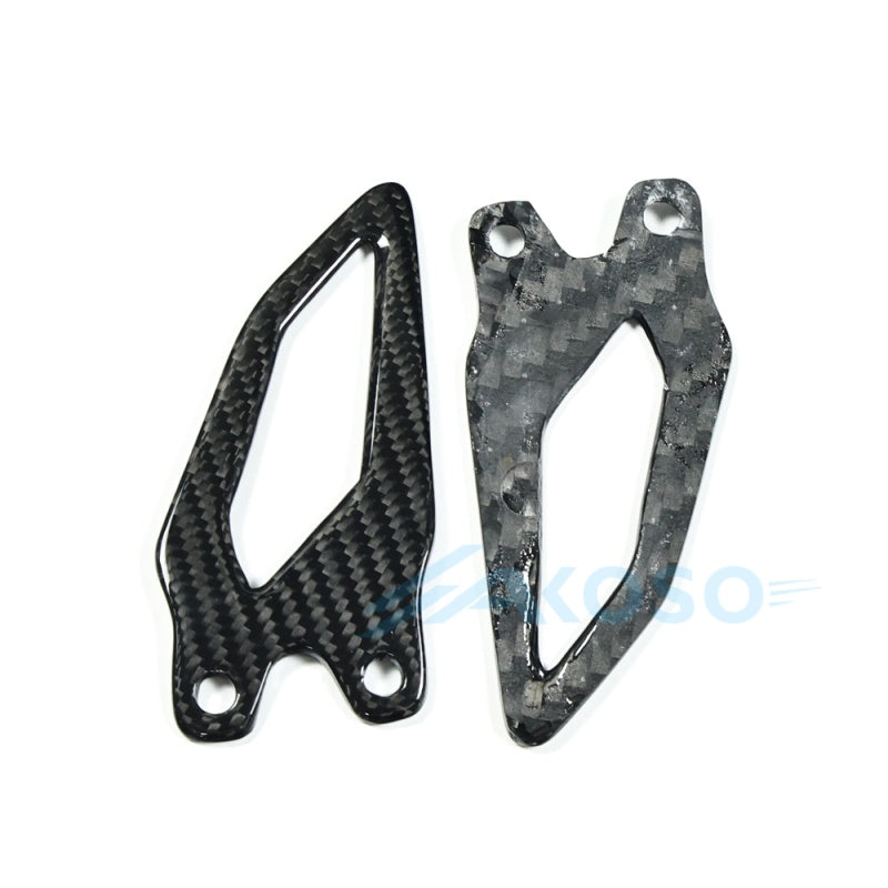 AKOSO 2025+ Yamaha R9 Dry Carbon Fiber Heel Guards