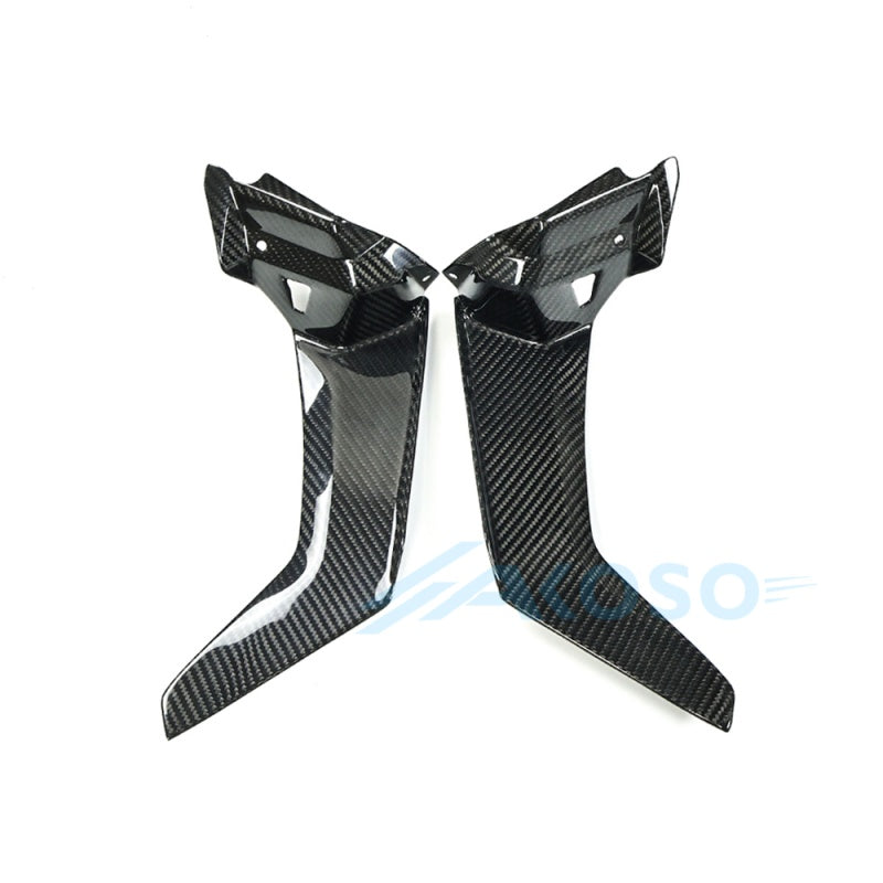 AKOSO 2025+ Yamaha R9 Dry Carbon Fiber Front Inner Side Panels Fairing
