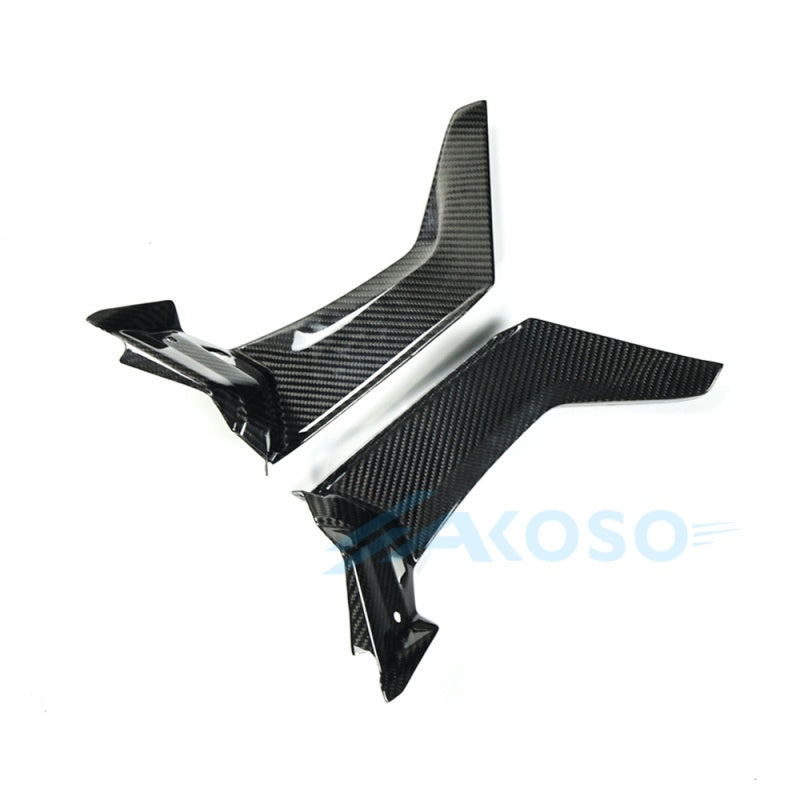 AKOSO 2025+ Yamaha R9 Dry Carbon Fiber Front Inner Side Panels Fairing