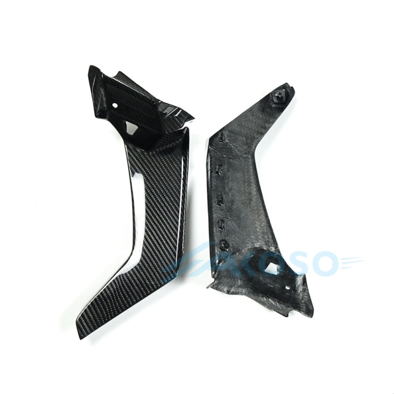 AKOSO 2025+ Yamaha R9 Dry Carbon Fiber Front Inner Side Panels Fairing