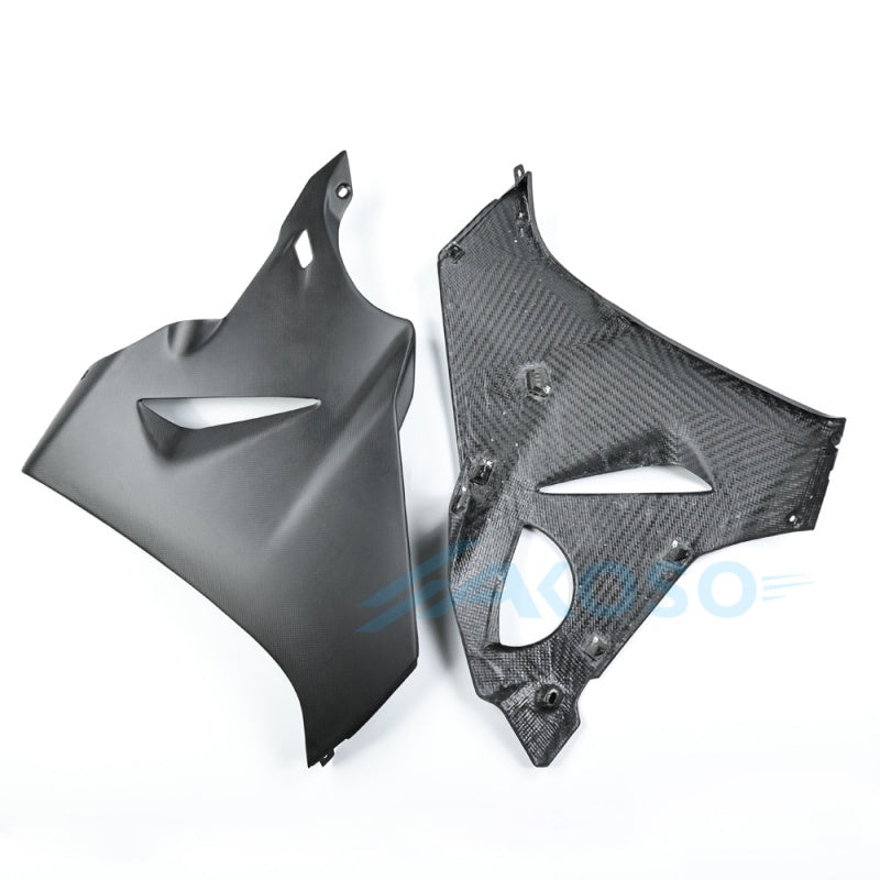 AKOSO 2025+ Ducati Panigale V2 V2S Carbon Fiber Side Panels Lower Side Fairing