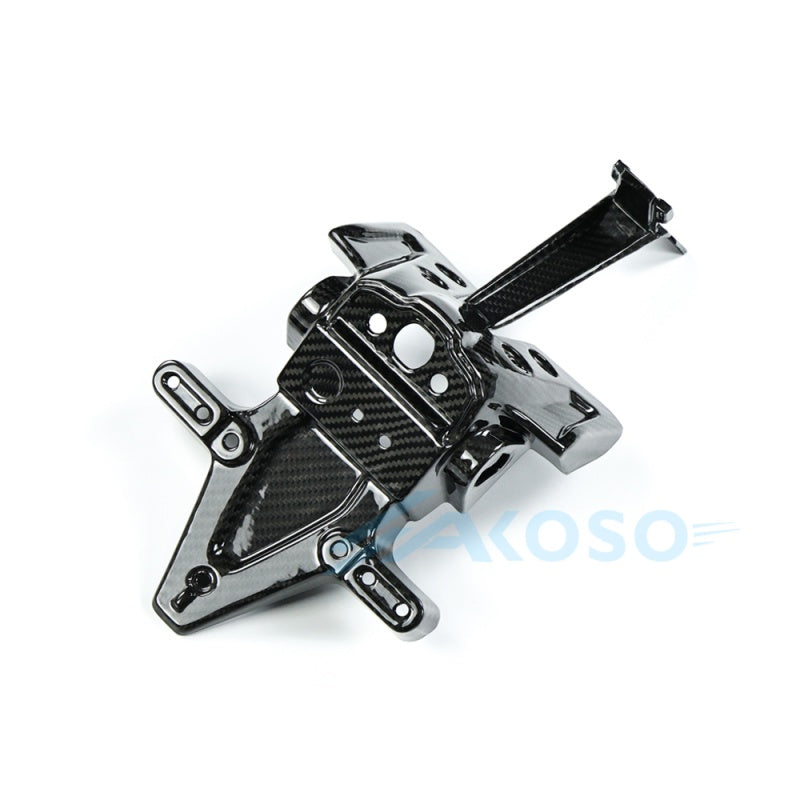 AKOSO 2025+ Yamaha MT-07 Carbon Fiber Rear License Plate Bracket Number Plate Holder
