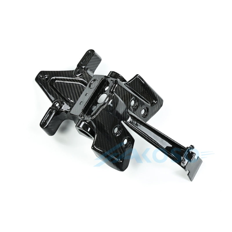 AKOSO 2025+ Yamaha MT-07 Carbon Fiber Rear License Plate Bracket Number Plate Holder