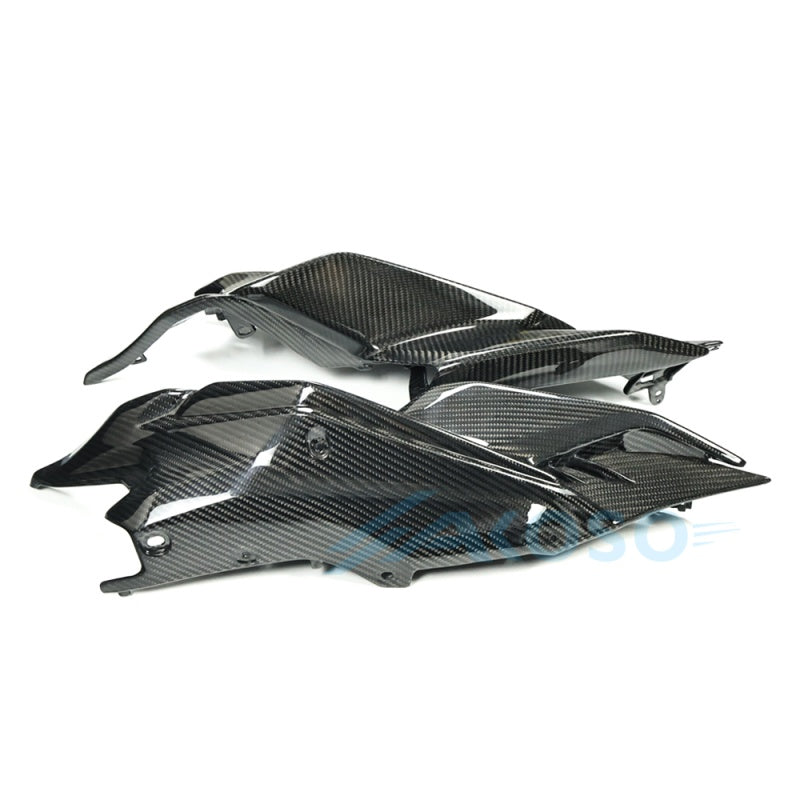 AKOSO 2025+ Yamaha R9 Carbon Fiber Rear Seat Side Panels Tail Fairing