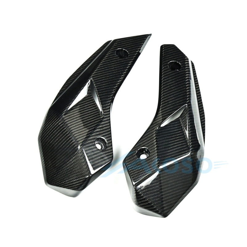 AKOSO 2021-2026 Suzuki GSX-S 1000 Carbon Fiber Lower Side Panels Belly Pan