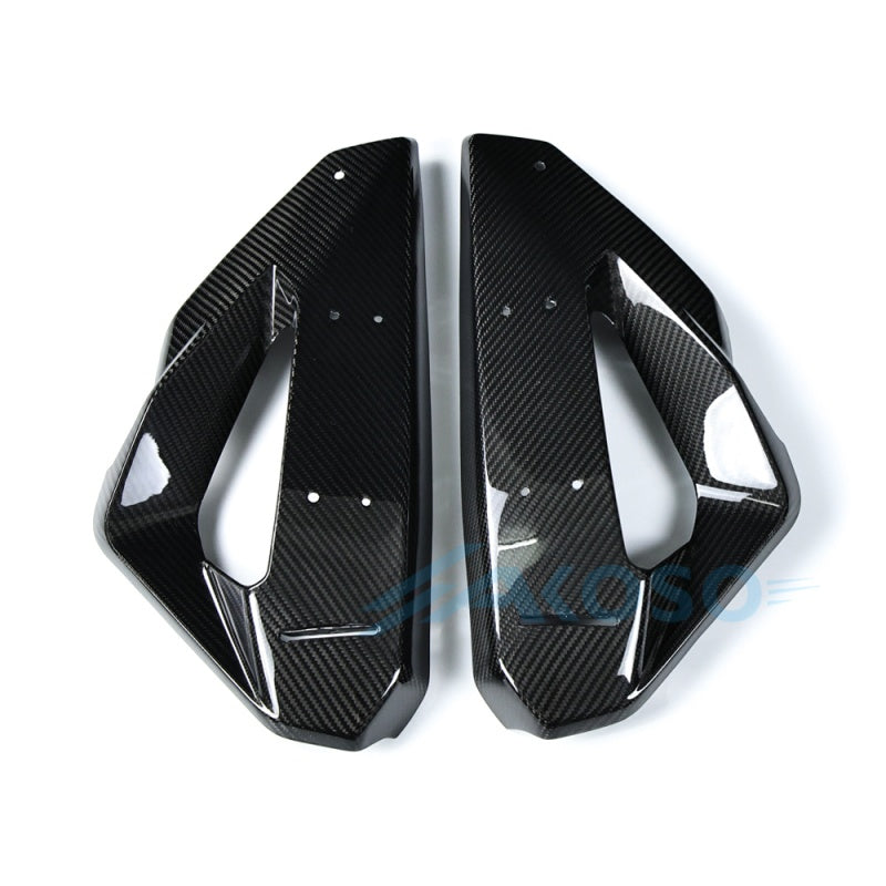 AKOSO 2024-2026 BMW M1000XR 100% Carbon Fiber Radiator Cover Cooler Guard