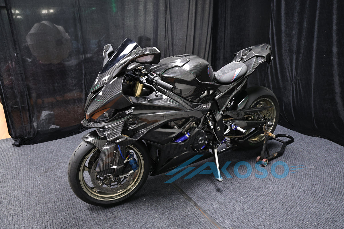 AKOSO 2023‑2024 BMW S1000RR K67 28-Pieces Full Dry Carbon Fiber Fairing Kit