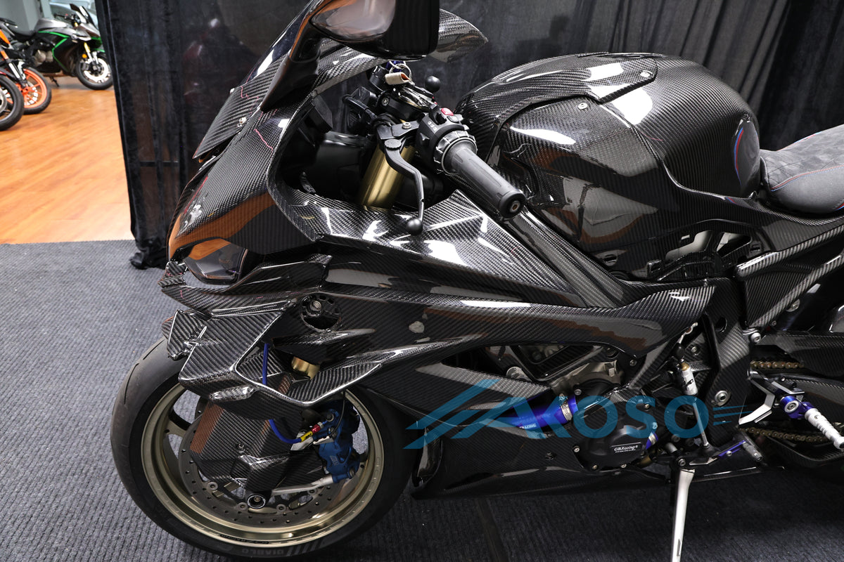 AKOSO 2023‑2024 BMW S1000RR K67 28-Pieces Full Dry Carbon Fiber Fairing Kit