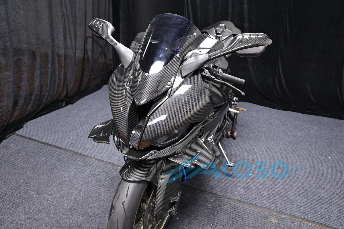 AKOSO 2023‑2024 BMW S1000RR K67 28-Pieces Full Dry Carbon Fiber Fairing Kit