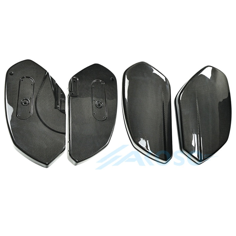 AKOSO Carbon Fiber Hard Saddlebag A Pair for Harley Davidson Softail Low Rider S ST 2022-2025