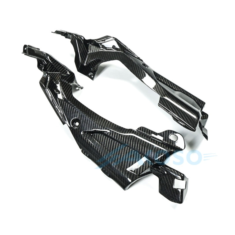 AKOSO 2021-2026 Suzuki GSX-S 1000 Carbon Fiber Side Panels Under Seat Sub-Frame