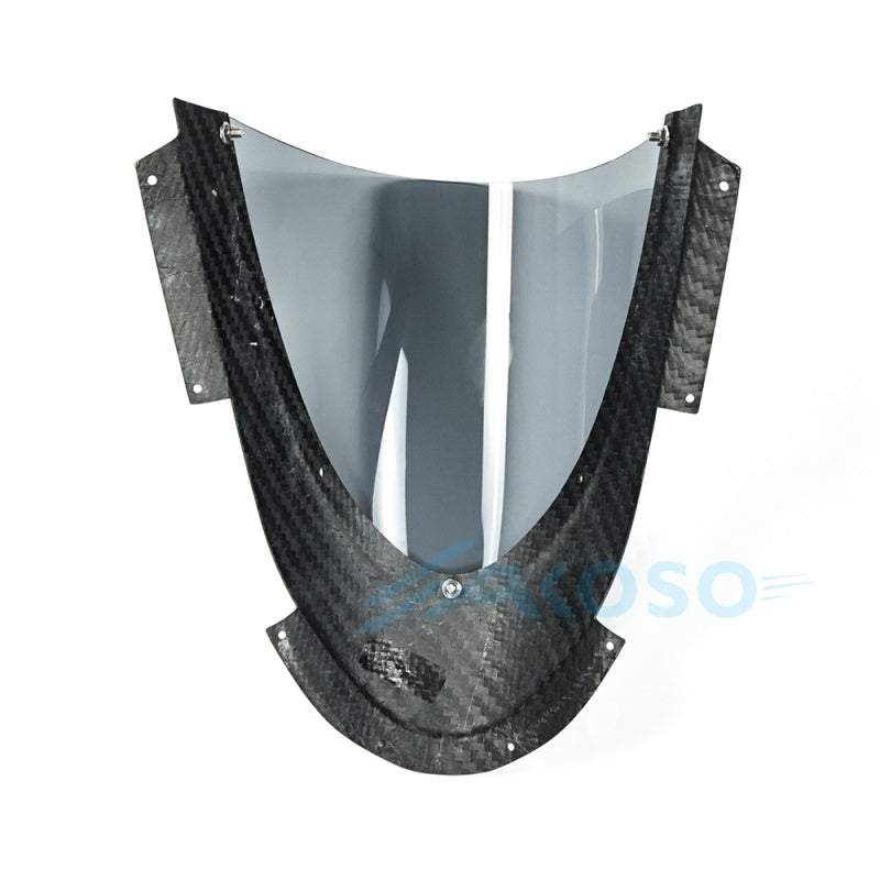 AKOSO 2025+ Ducati Panigale V2 V2S Carbon Fiber Windshield Windscreen