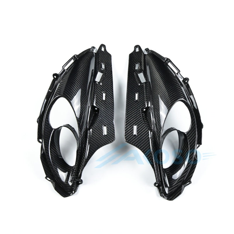 AKOSO 2008-2020 Suzuki GSX1300 R Hayabusa 100% Carbon Fiber Front Upper Fairing Ducts
