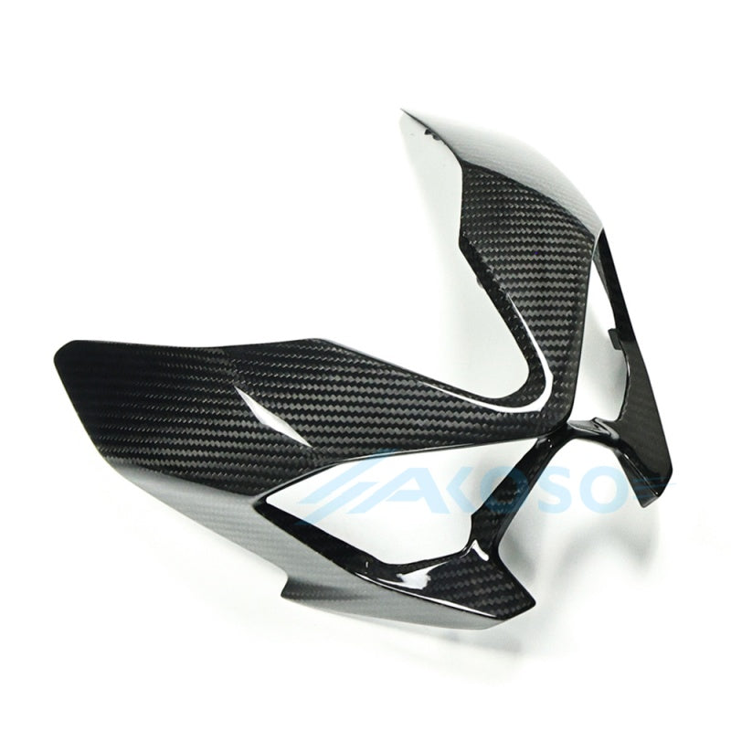 AKOSO 2025+ Kawasaki Z900 Carbon Fiber Front Fairing Headlight Cover