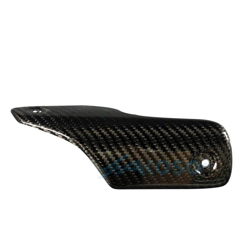 AKOSO 2020-2024 Ducati Streetfighter V4 V4S Carbon Fiber Exhaust Cover Small (Akrapovic Exhaust)