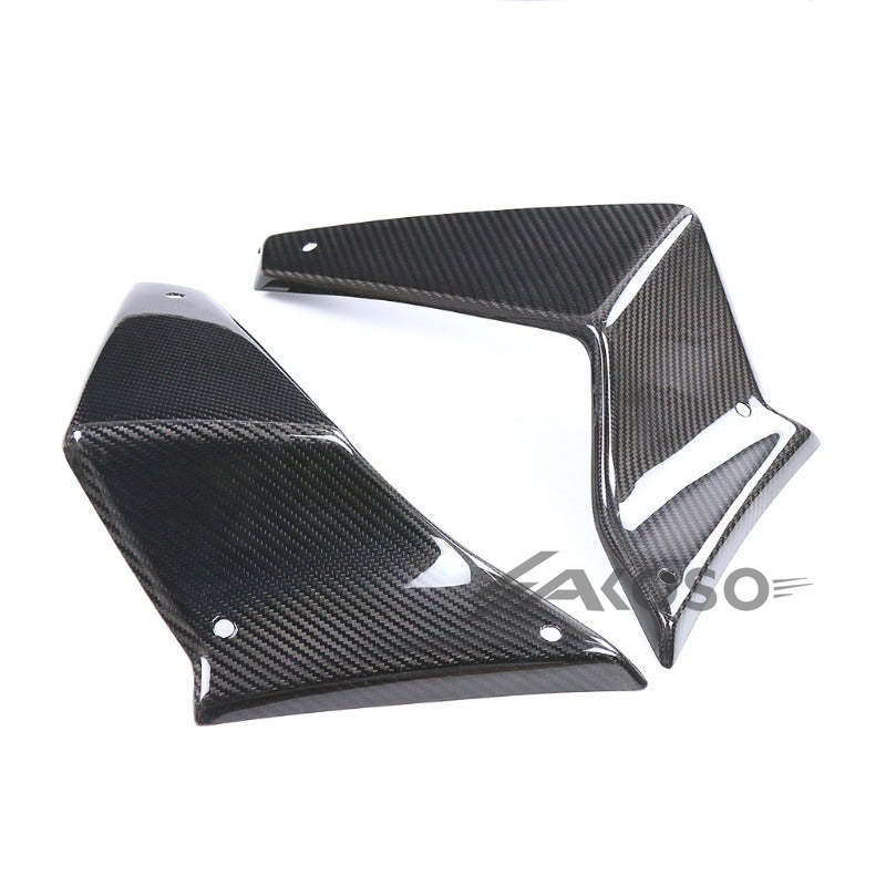 AKOSO 2021- 2024 Yamaha MT09 FZ09 Carbon Fiber Winglets Side Spoilers Fixed Fairing