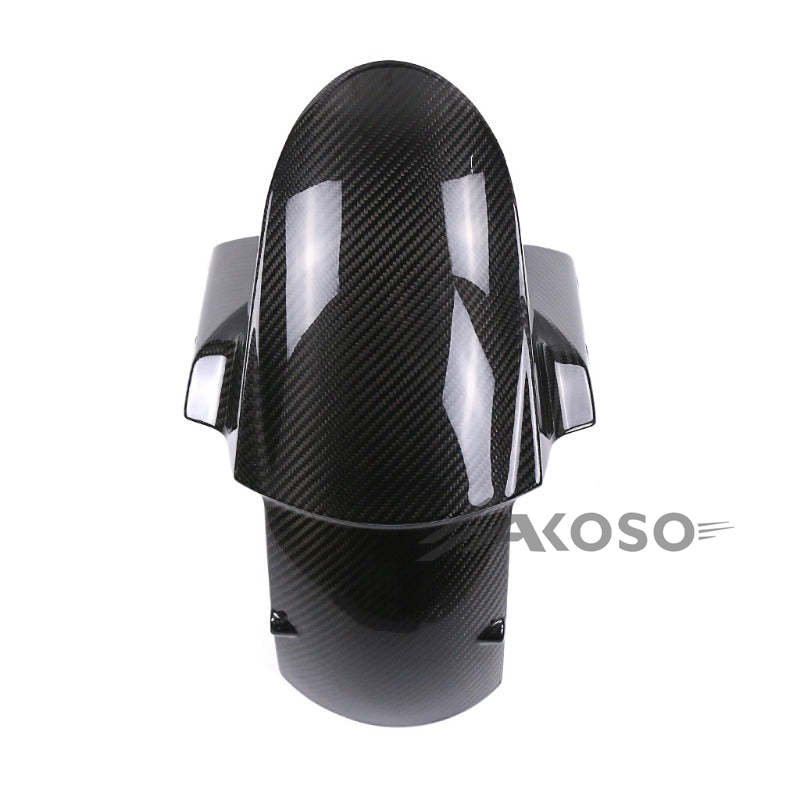 AKOSO 2013-2018 Kawasaki Ninja ZX-6R Carbon Fiber Front Wheel Fender Hugger Mudguard