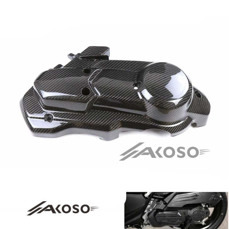 AKOSO 2016+ Yamaha NVX155 Carbon Fiber Rear Chain Gear Guard Cover Protector