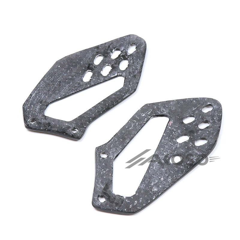 AKOSO 2009-2014 BMW S1000RR Carbon Fiber Motorcycle Foot Pegs Footrest Heel Guards