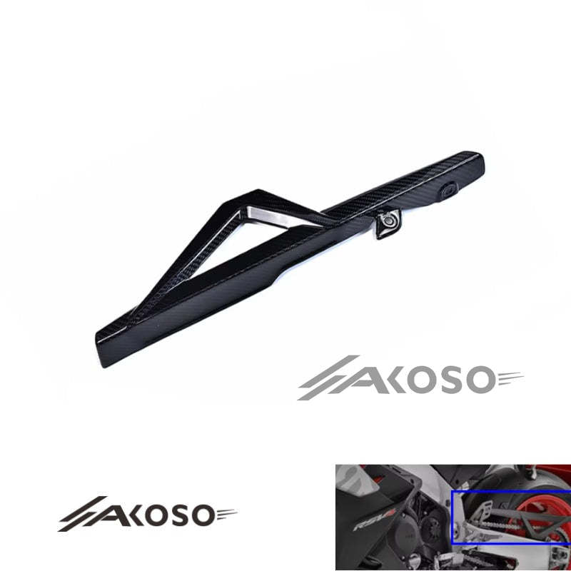 AKOSO Aprilia RSV4 2021+ Carbon Fiber Chain Guard Chain Protection Cover