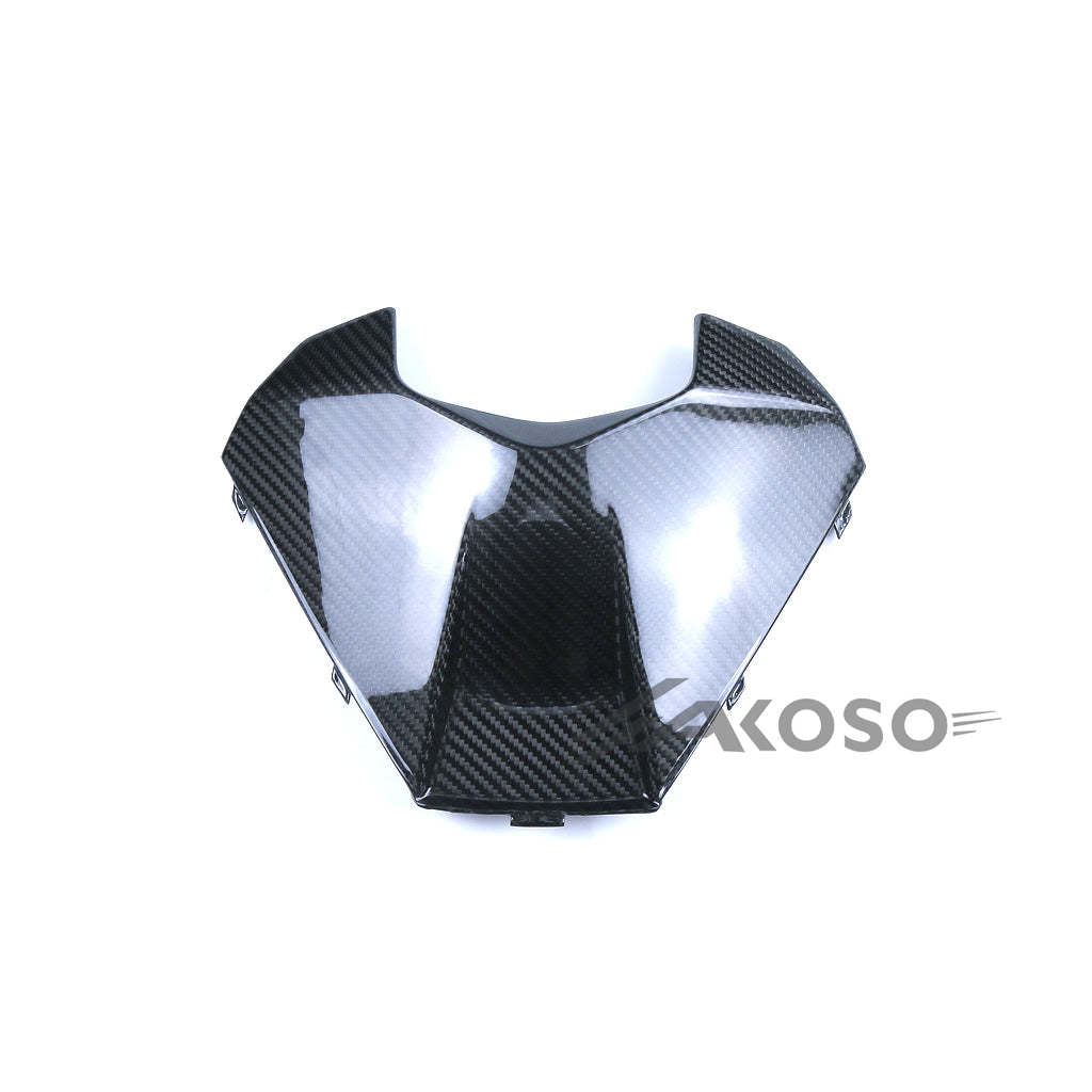 AKOSO 2018-2024 KTM RC 390 Carbon Fiber Motorcycle Front Fuel Tank Cover Fairing