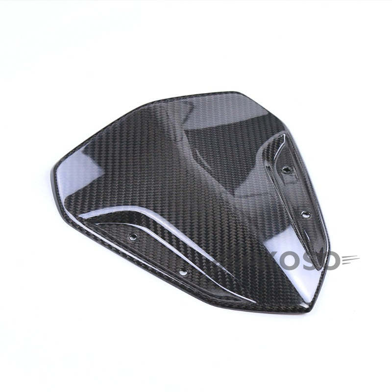 AKOSO 2016+ Yamaha NVX155 AEROX155 Carbon Fiber Front Windscreen Windshield Wind Deflector