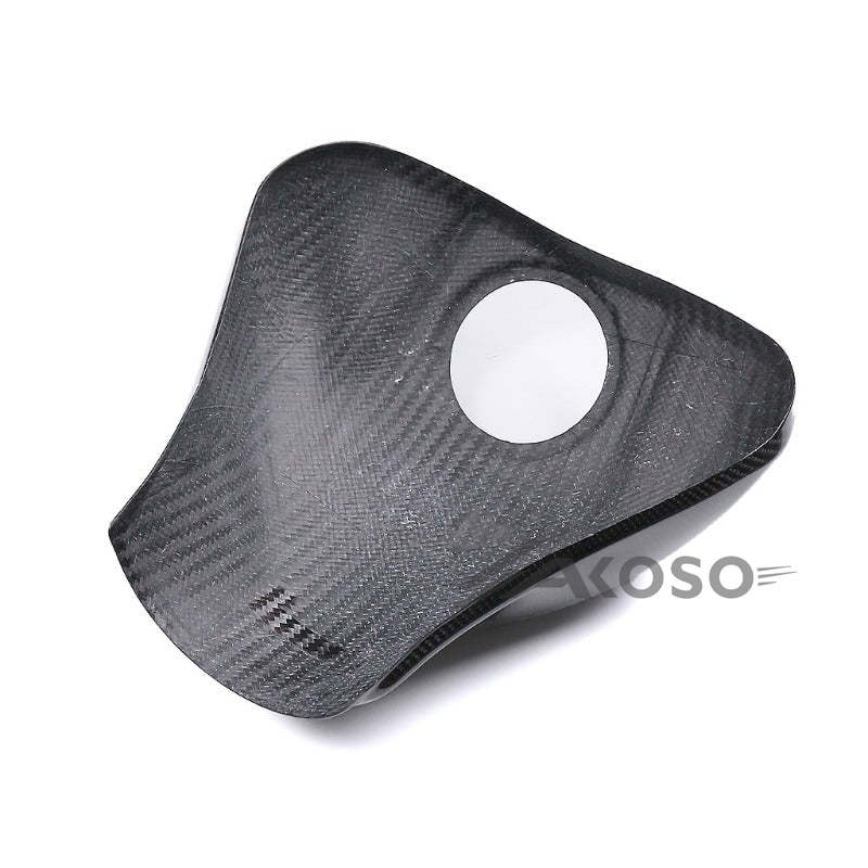 AKOSO 2021-2024 Kawasaki Ninja ZX10R ZX-10R Carbon Fiber Motorcycle Fuel Gas Tank Cover Protector Fairing