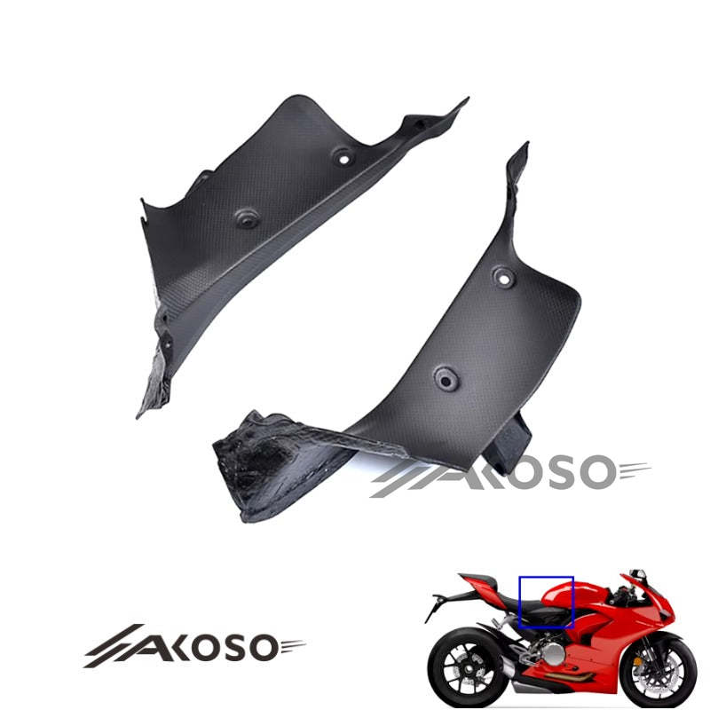 AKOSO Ducati Panlgale V2 Carbon Fiber Motorcycle Side Panel Fairing