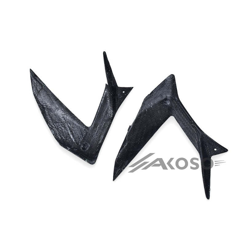 AKOSO 2013-2018 Kawasaki Ninja ZX-6R Carbon Fiber Side Lower Infill Panel Motorcycle Fairing