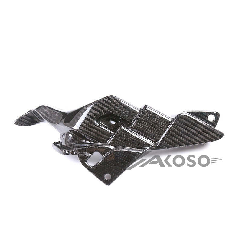 AKOSO 2015-2019 Yamaha YZF-R1 R1M Carbon Fiber ECU Panel Fairing Motorcycle Left Engine Cover