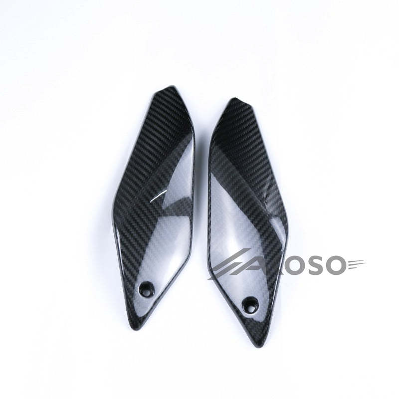 AKOSO 2012-2019 KTM 690 Duke Carbon Fiber Motorcycle Fuel Tank Side Panel Cover Fairings