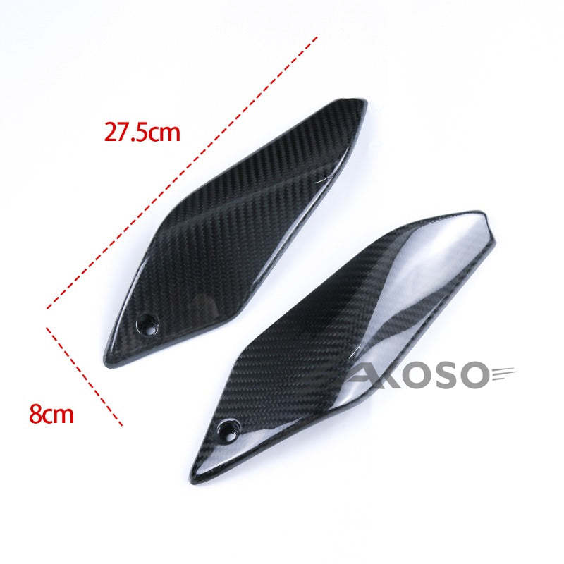 AKOSO 2012-2019 KTM 690 Duke Carbon Fiber Motorcycle Fuel Tank Side Panel Cover Fairings