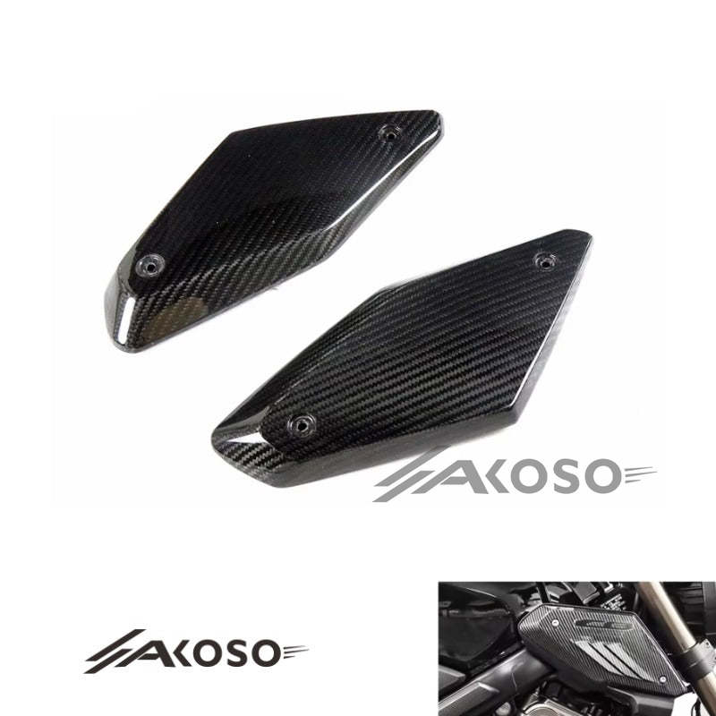 AKOSO 2014-2018 Honda CB650F CBR650F Carbon Fiber Fuel Tank Side Panel Cover Fairings