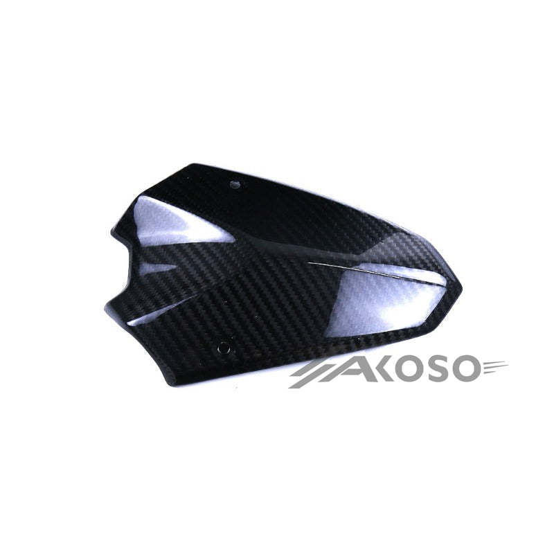 AKOSO 2014+ Kawasaki Z1000 Carbon Fiber Front Upper Headlight Under Windshield Panel Fairing