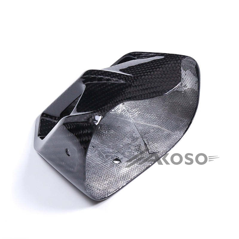 AKOSO 2020-2024 BMW F900R F900XR Carbon Fiber Exhaust Pipe End Cap Cover Fairing