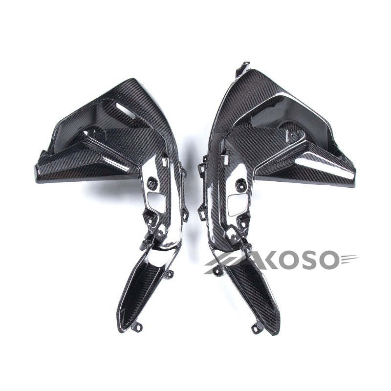 AKOSO 2023 2024 BMW R1300GS Dry Carbon Fiber Air Outlet Cover Airvent Cover Fairing