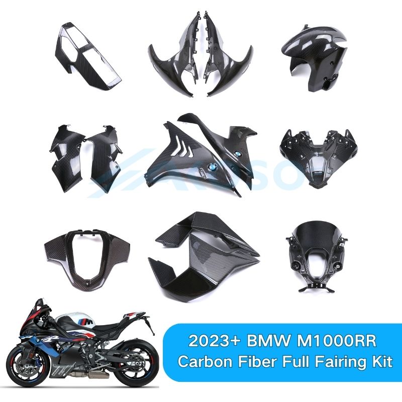 AKOSO 2023+ BMW M1000RR 100% Carbon Fiber Full Fairing Kits