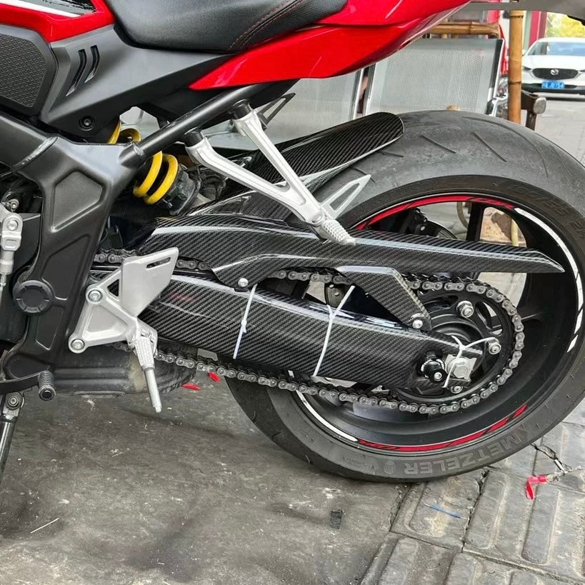 AKOSO 2019+ Honda CB650R CBR650R Carbon Fiber Rear Swingarm Swing Arm Cover