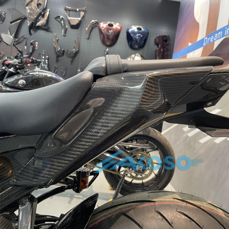 AKOSO 2024 2025 Yamaha MT09 / FZ09 Carbon Fiber Rear Seat Side Panels Fairing