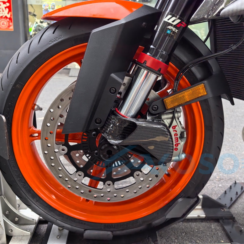 AKOSO 2020+ KTM 1290 Super Duke R Carbon Fiber Brake Disk Cooler Air Ducts Brake Caliper Cooler