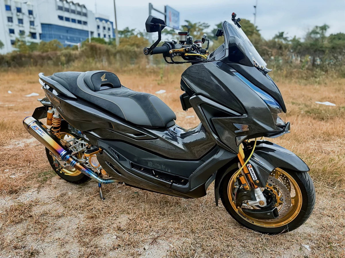 AKOSO 2020-2025 Honda NSS350 Carbon Fiber Frame Covers Side Fairing