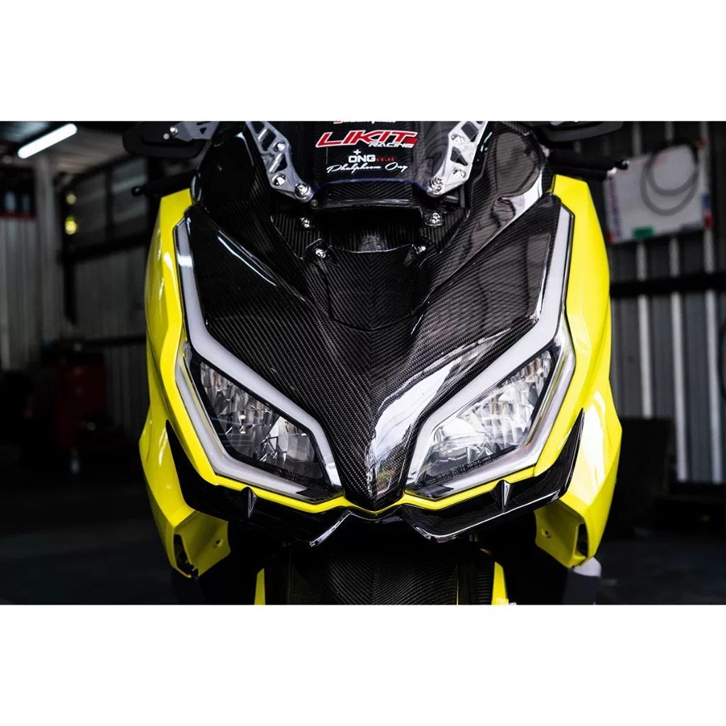AKOSO 2020-2025 Honda NSS350 Carbon Fiber Front Fairing Upper Headlight