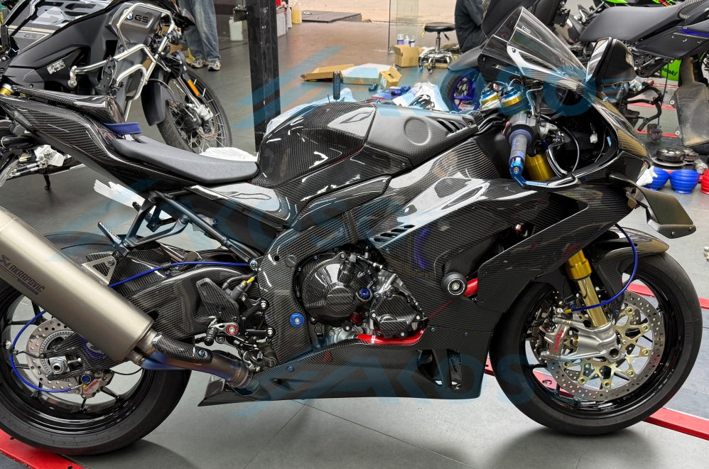 AKOSO 2020-2023 Honda CBR1000RR-R Carbon Fiber Side Panel Fairing Spoiler Covers Motorcycle