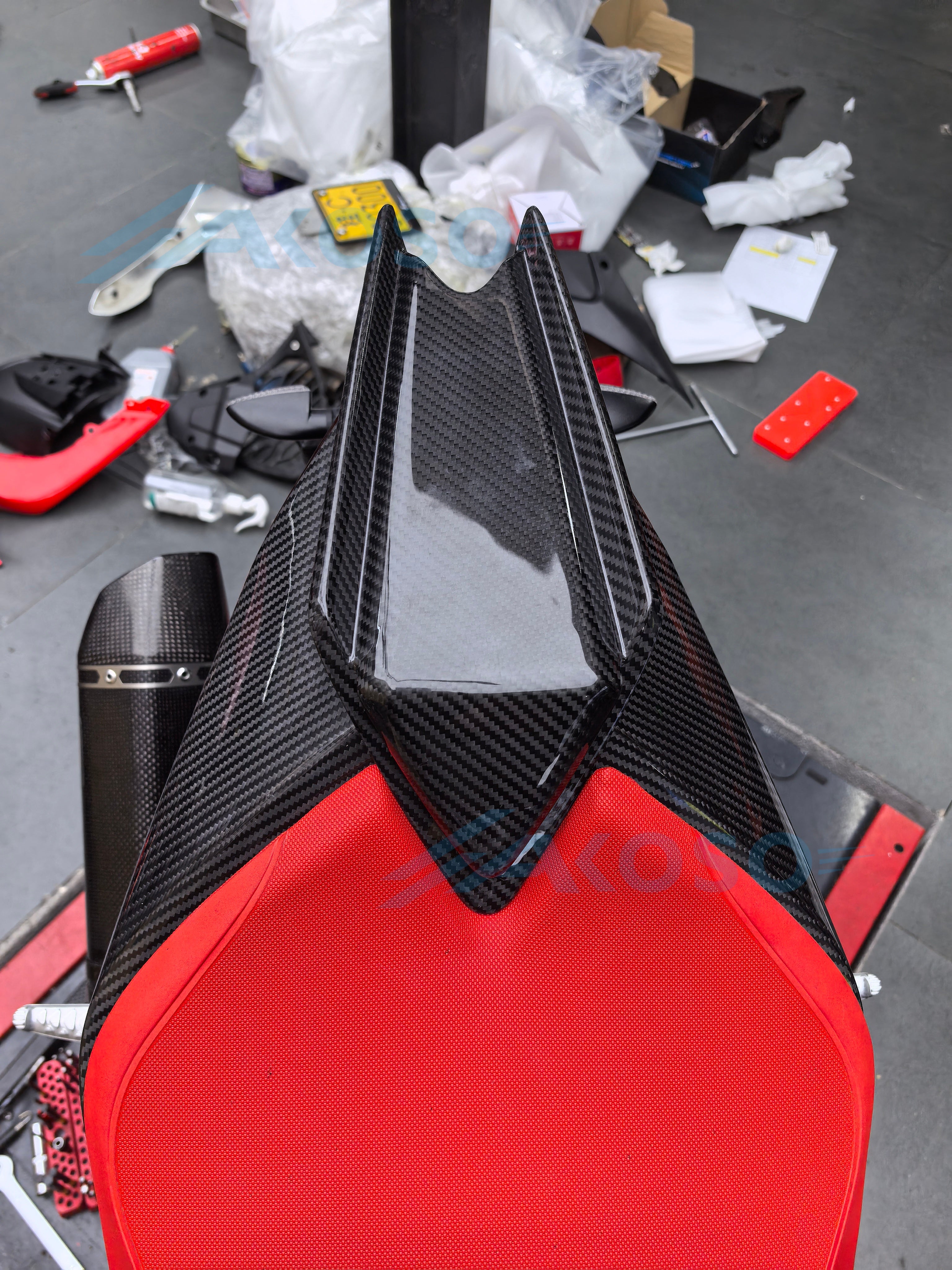 AKOSO Aprilia RSV4 2021-2024 Carbon Fiber Rear Seat Cover Tail Cover Fairing