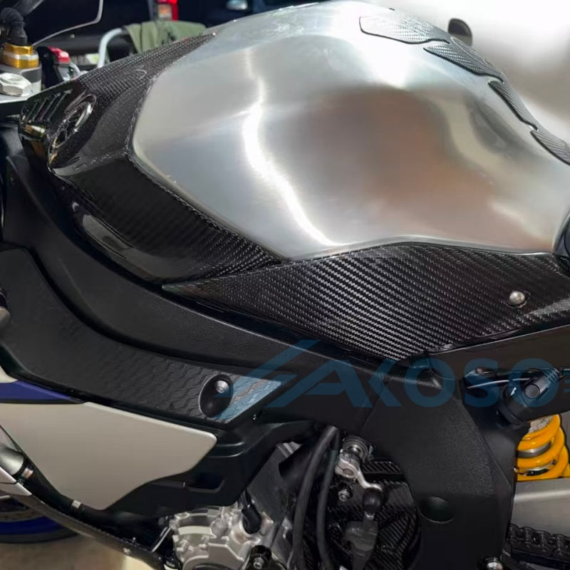 AKOSO Yamaha R1 R1M 2020-2024 Carbon Fiber Fuel Tank Side Cover Fairing Panel
