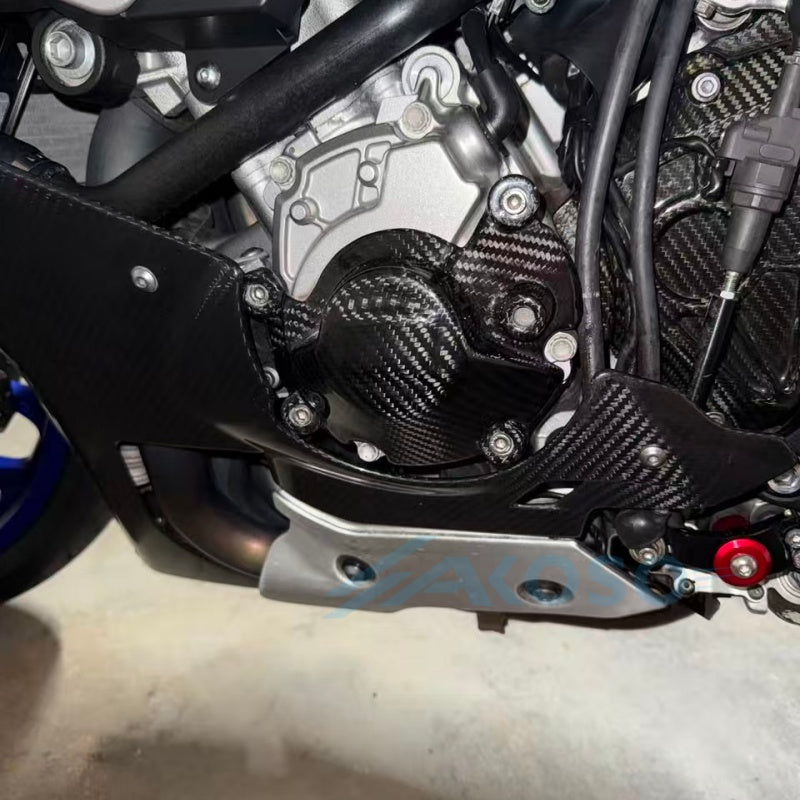 AKOSO 2020+ Yamaha YZF R1 R1M Carbon Fiber Engine Covers Protectors