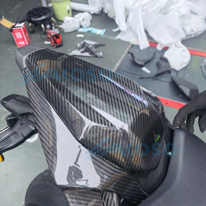 AKOSO 2024+ Kawasaki ninja ZX6R 636 100% Carbon Fiber Pillion Seat Cover Fairing