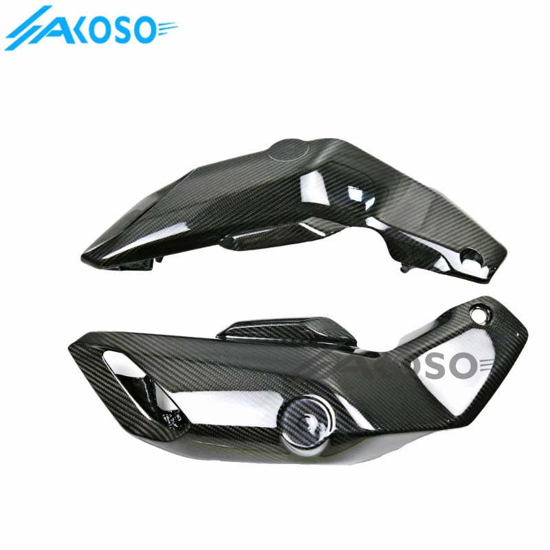 AKOSO Yamaha MT07 FZ07 2018-2022 Carbon Fiber Fuel Tank Front Side Panel Air Intake Covers