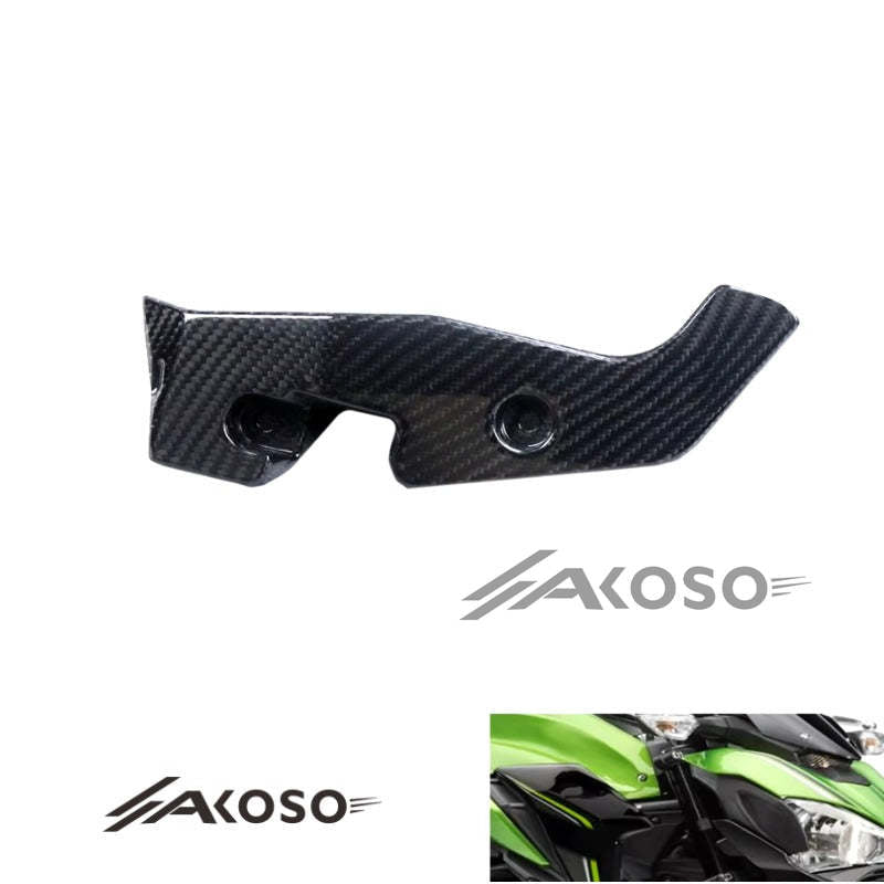 AKOSO 2020-2024 Kawasaki Z900 Carbon Fiber Motorcycle Right Side Inner Duct Cover Fairing Kits